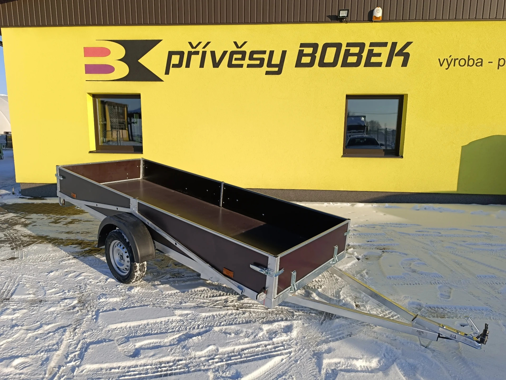 Přívěs PROFI 3500x1290x350 mm Obě čela